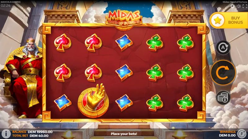 Midas: Hand of Fortune gameplay screenshot