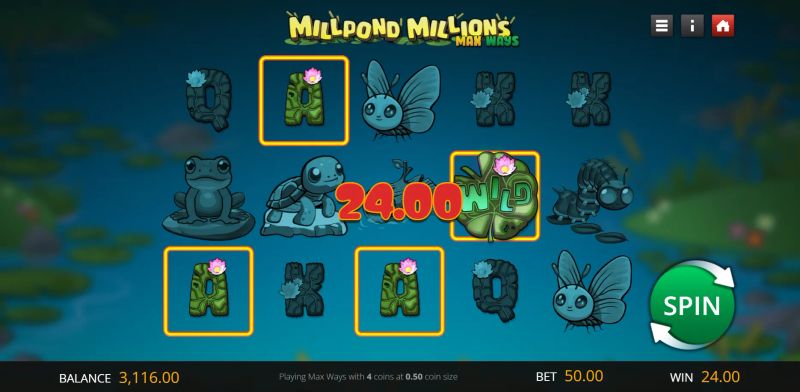 Millpond Millions gameplay screenshot