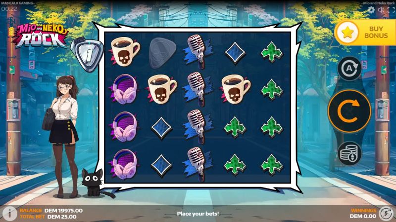 Mio & Neko Rock gameplay screenshot