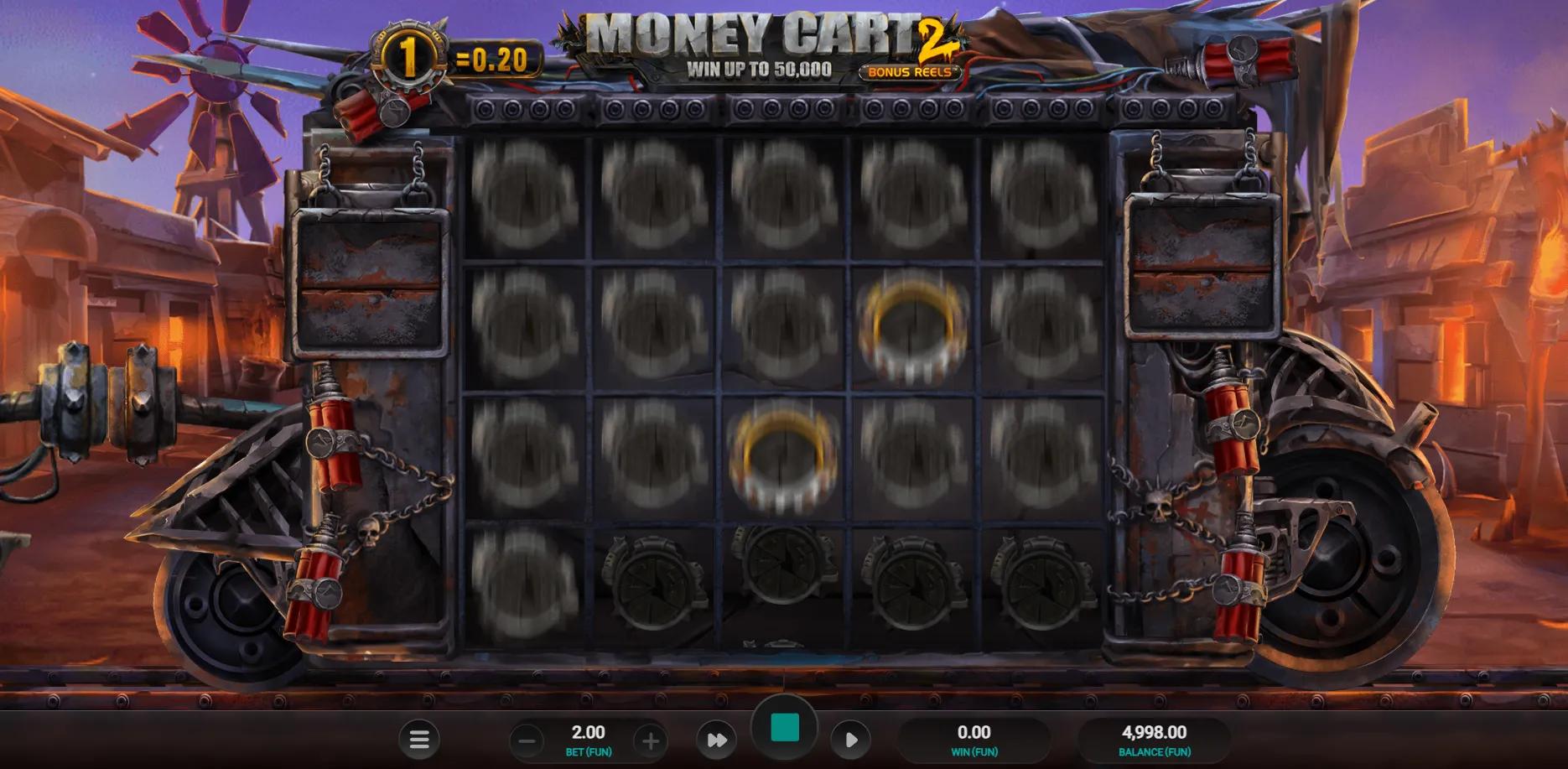 Money Cart 2 slot gameplay screenshot