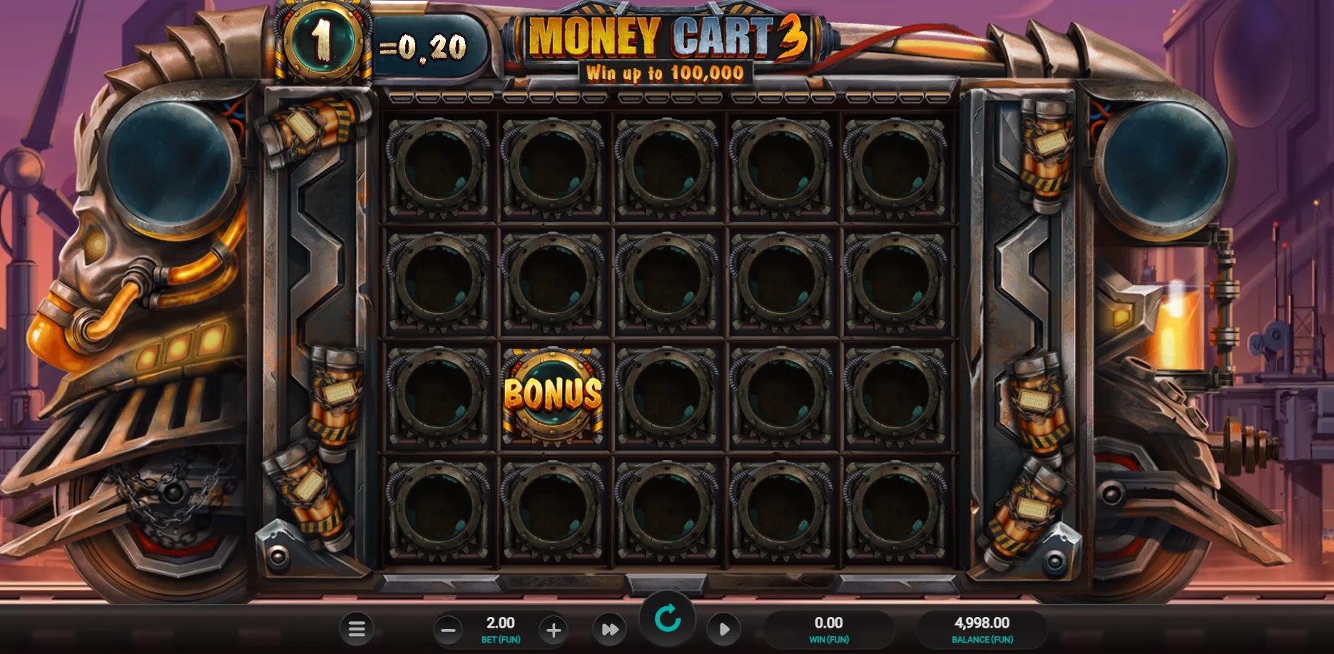 Money Cart 3 slot gameplay screenshot