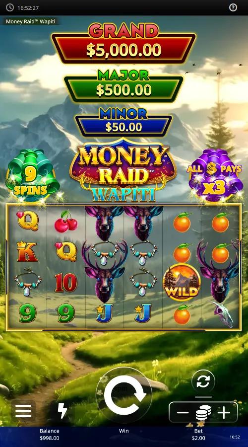 Money Raid Wapiti gameplay screenshot