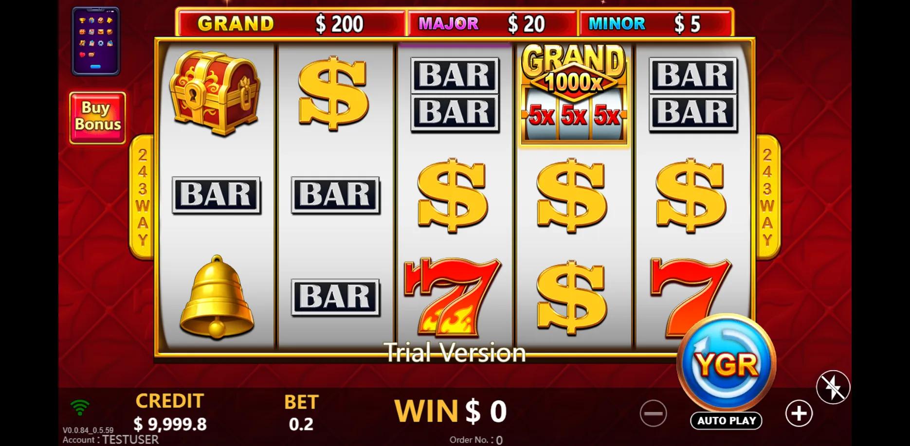 Money Rush slot gameplay screenshot