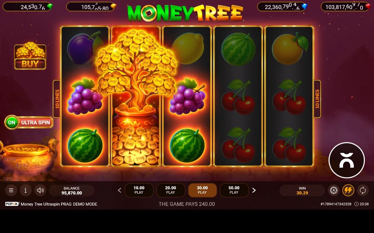 Money Tree Ultra Spin PRAG - screenshot 1