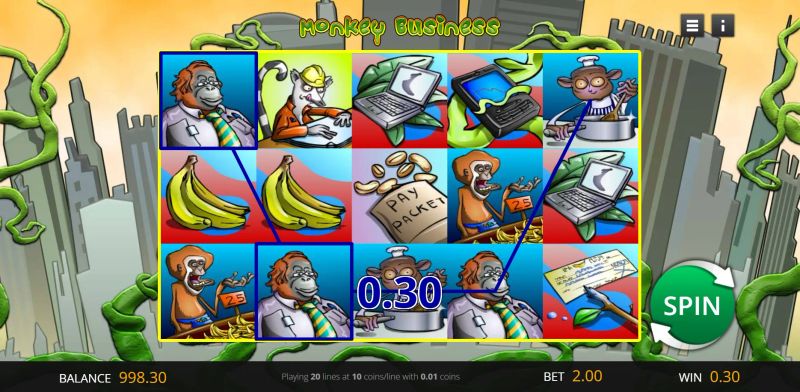 Monkey Business gameplay screenshot