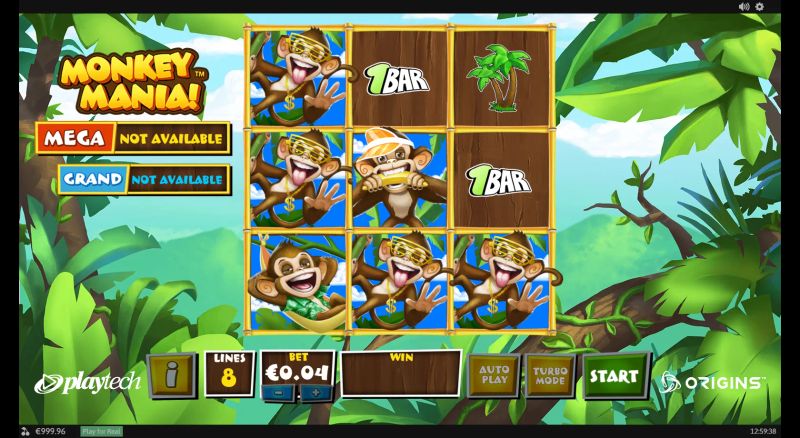 Monkey Mania gameplay screenshot