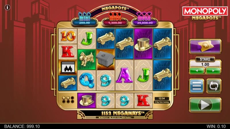 Monopoly Megapots gameplay screenshot
