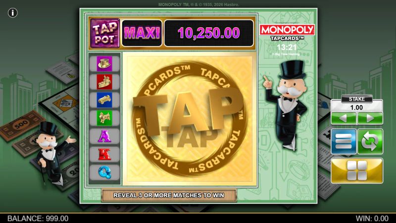 Monopoly TapCards gameplay screenshot