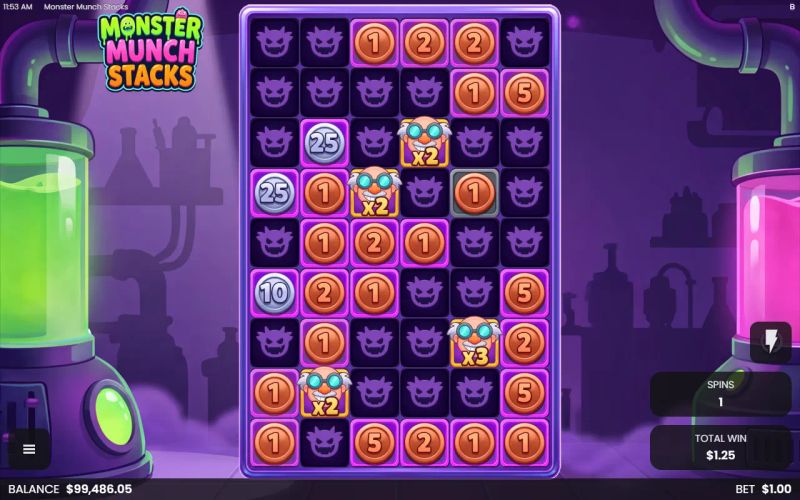 Monster Munch Stacks gameplay screenshot