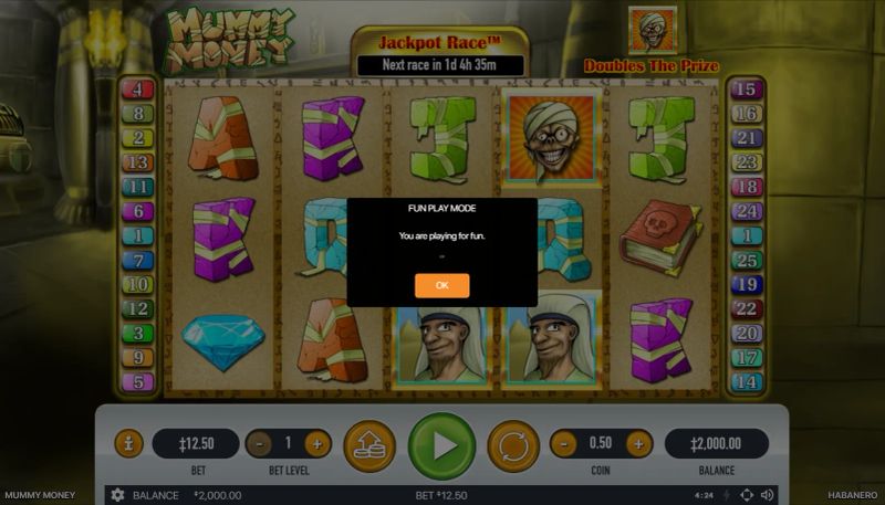 Mummy Money gameplay screenshot