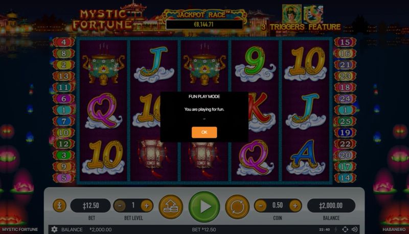Mystic Fortune gameplay screenshot