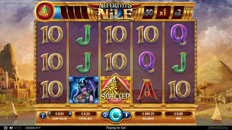 Nefertiti's Nile gameplay screenshot