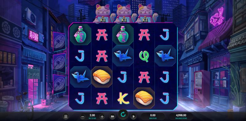 Neko Night Dream Drop gameplay screenshot