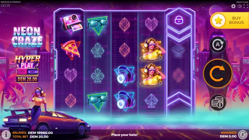 Neon Craze gameplay screenshot