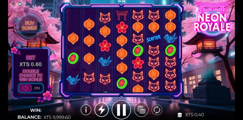 Neon Royale gameplay screenshot