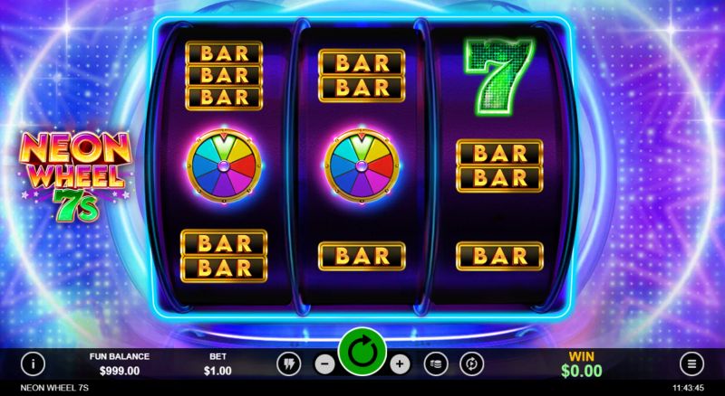Neon Wheel 7s gameplay screenshot