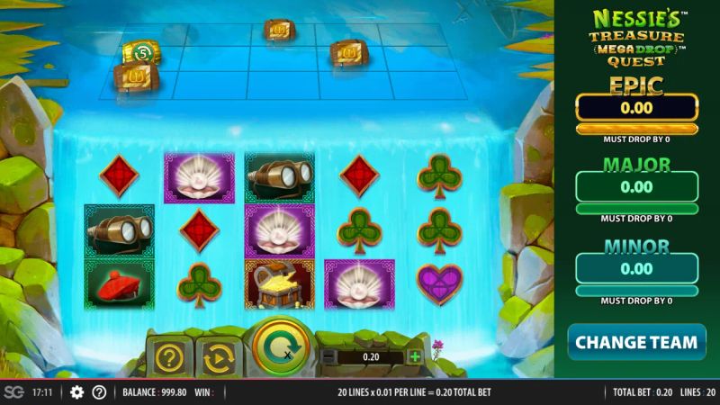 Nessie's Treasure Mega Drop Quest gameplay screenshot