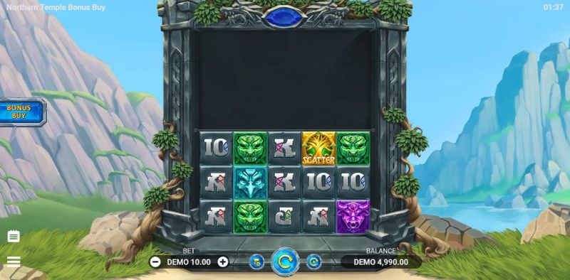 Northern Temple Bonus Buy gameplay screenshot