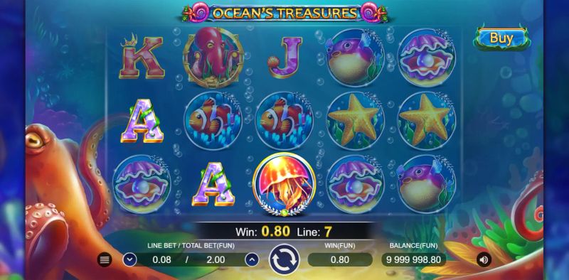 Ocean's Treasures gameplay screenshot