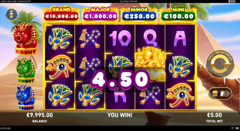 Oink Oink Oink: Pharaohs gameplay screenshot