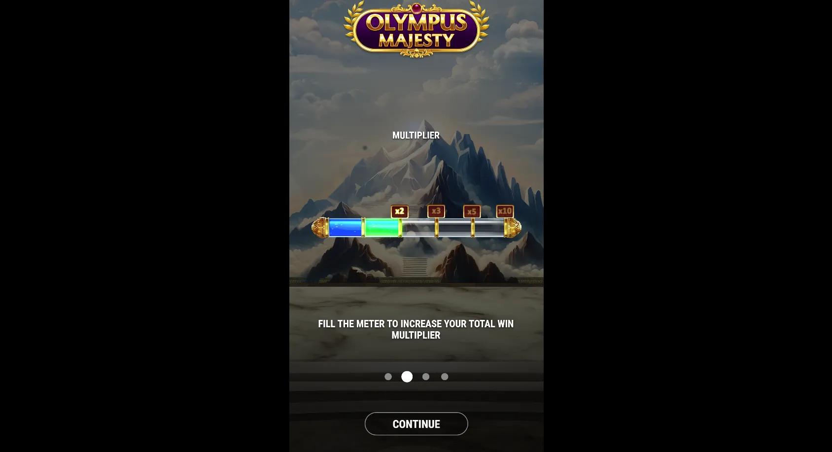 Olympus Majesty slot gameplay screenshot