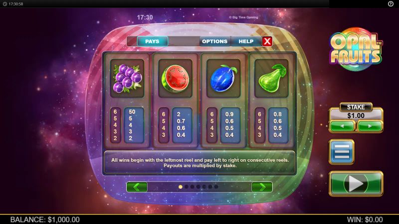 Opal Fruits gameplay screenshot
