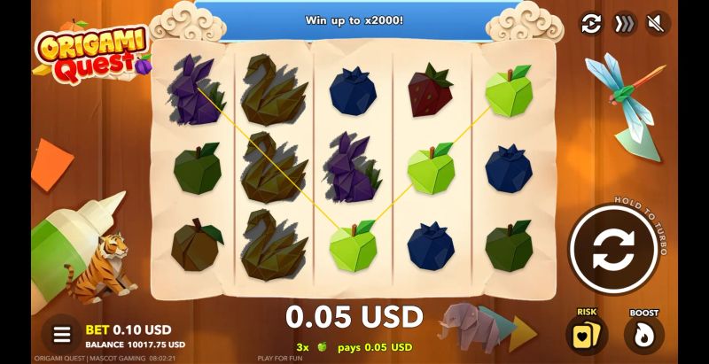 Origami Quest gameplay screenshot