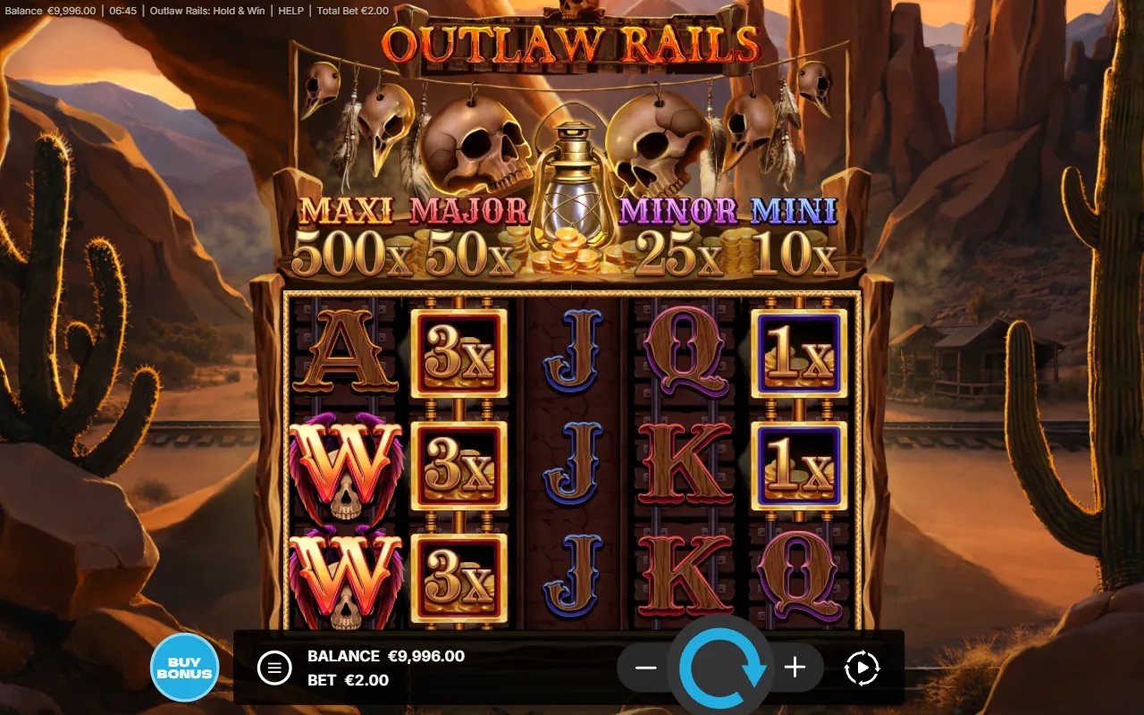Outlaw Rails: Hold & Win - screenshot 1
