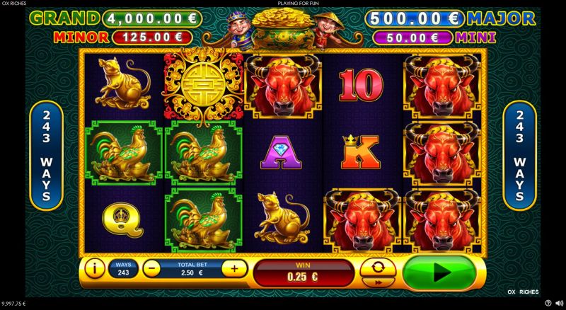 Ox Riches gameplay screenshot