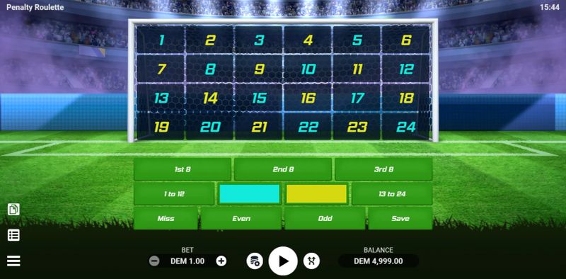 Penalty Roulette gameplay screenshot