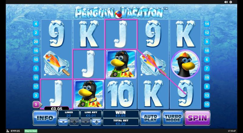 Penguin Vacation gameplay screenshot