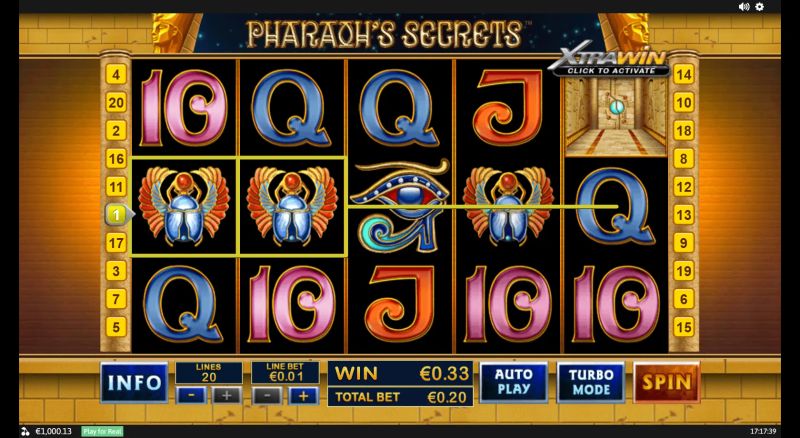 Pharaoh's Secrets gameplay screenshot