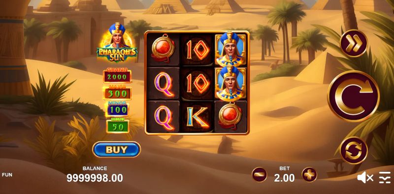 Pharaoh's Sun gameplay screenshot
