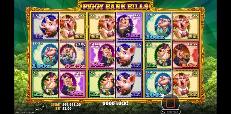 Piggy Bank Bills gameplay screenshot