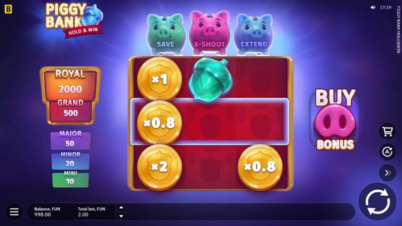 Piggy Bank Hold & Win gameplay screenshot