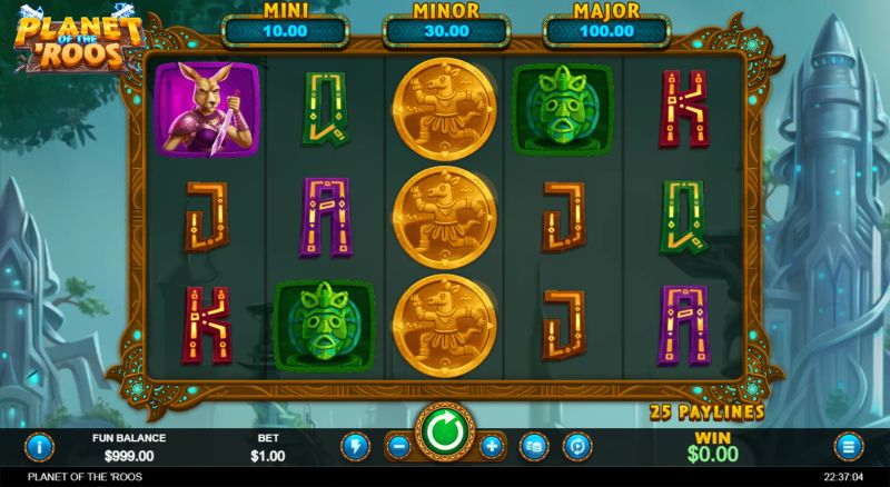 Planet of the 'Roos gameplay screenshot