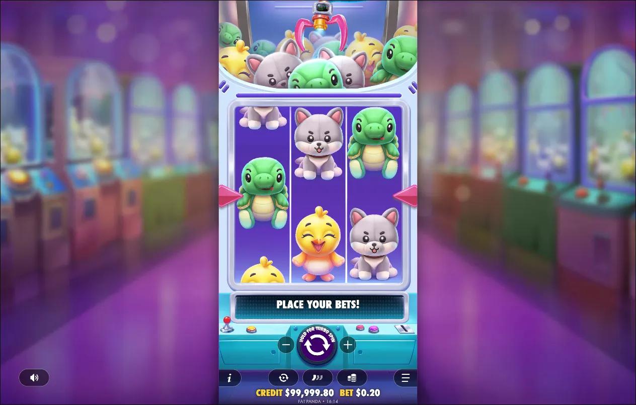 Plushie Wins slot gameplay screenshot