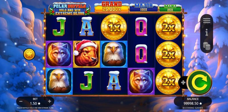 Polar Buffalo Hold and Win Extreme 25,000 gameplay screenshot