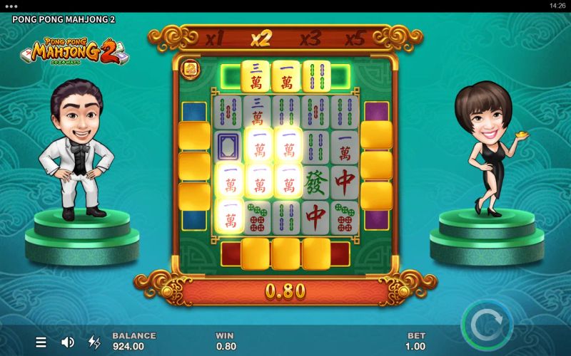 Pong Pong Mahjong 2 gameplay screenshot