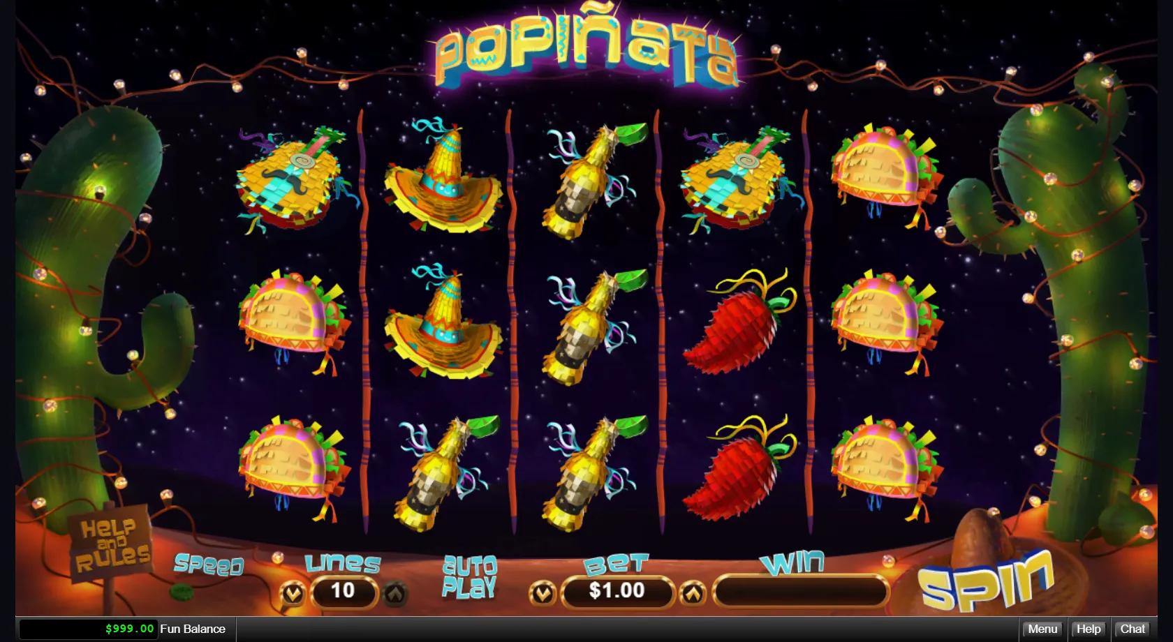 Popinata slot gameplay screenshot