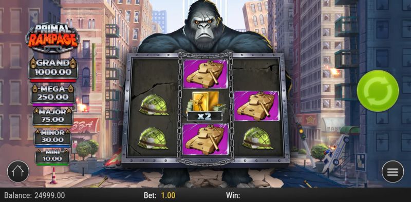Primal Rampage gameplay screenshot
