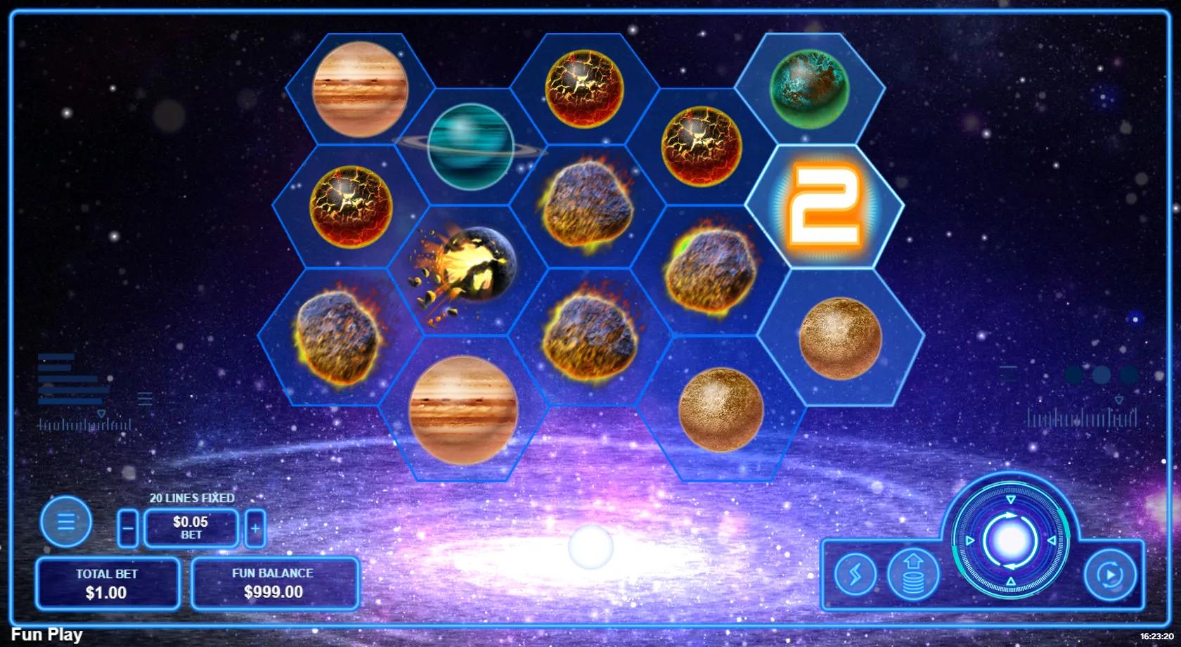 Pulsar slot gameplay screenshot