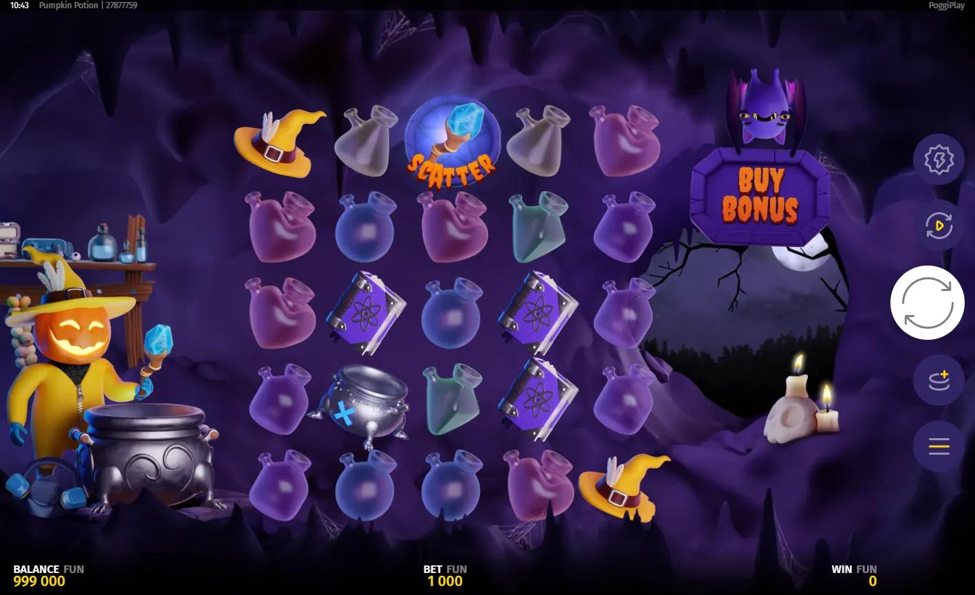 Pumpkin Potion slot gameplay screenshot