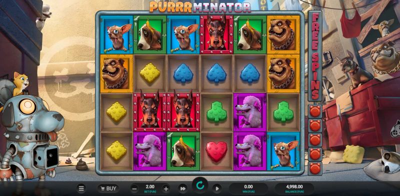 Purrrminator gameplay screenshot