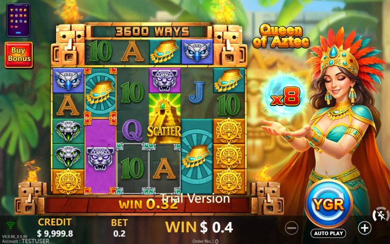 Queen of Aztec gameplay screenshot