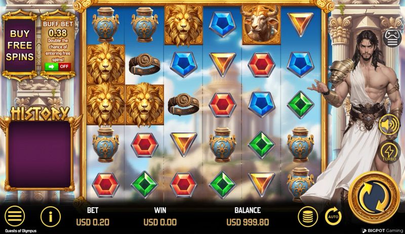 Quests of Olympus gameplay screenshot