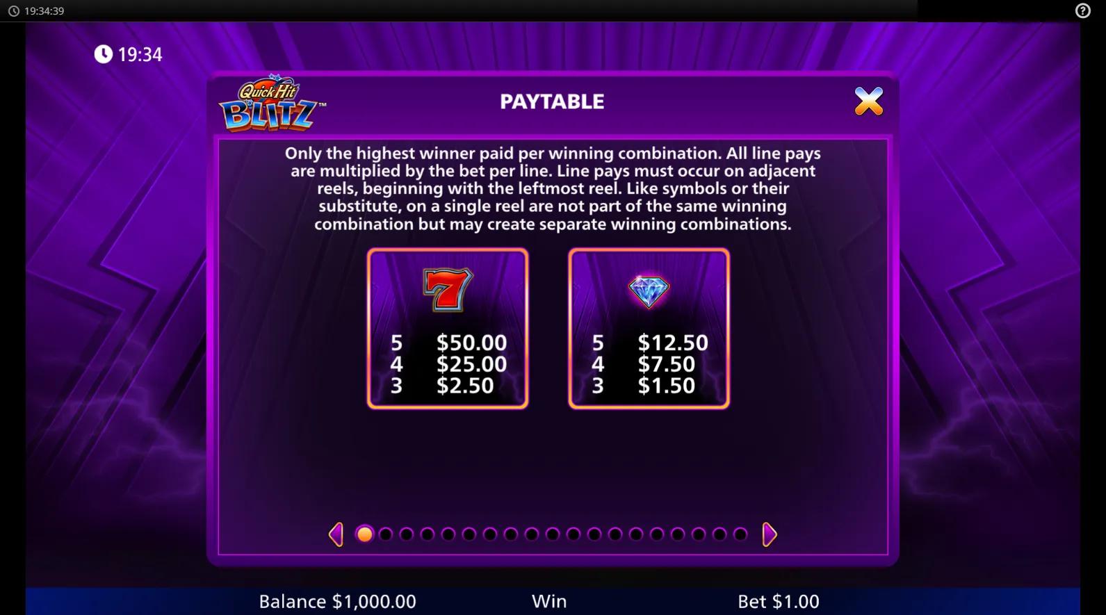 Quick Hit Blitz Purple gameplay screenshot
