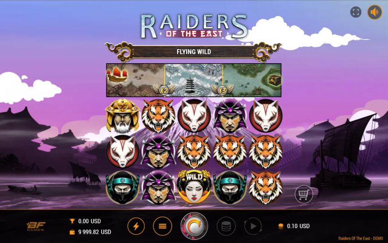 Raiders of the East gameplay screenshot