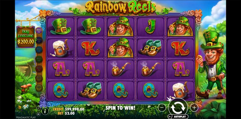 Rainbow Reels gameplay screenshot