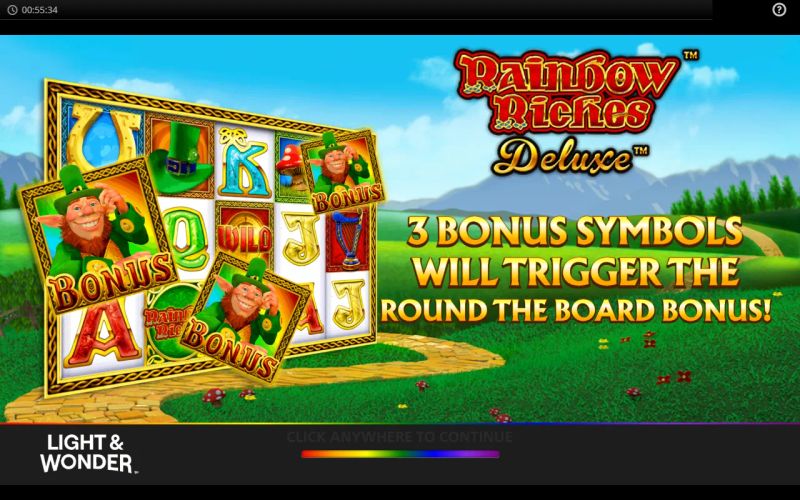 Rainbow Riches Deluxe gameplay screenshot